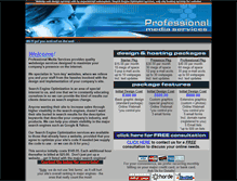 Tablet Screenshot of professionalmediaservices.com